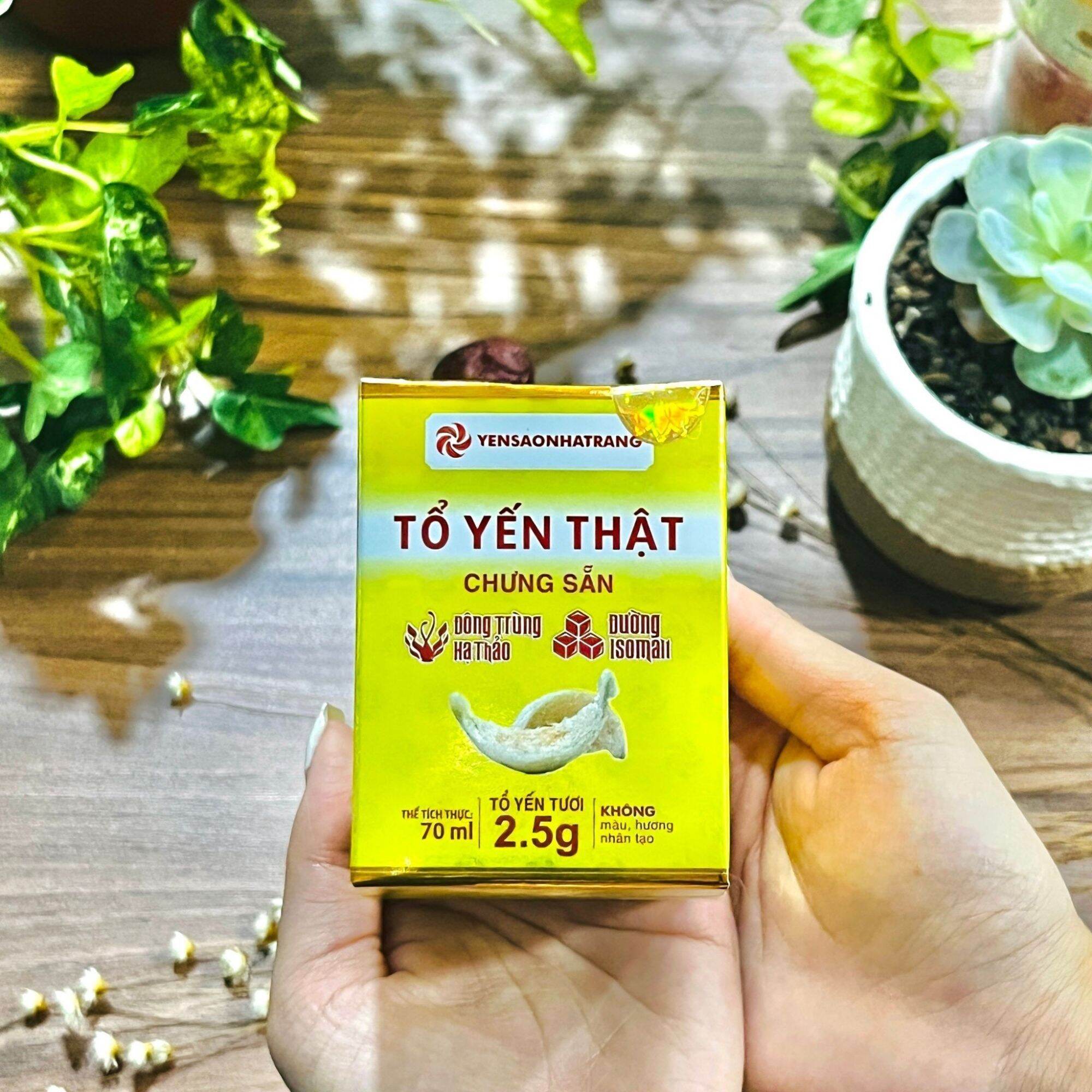 Tổ Yến Thật Chưng Sẵn - Đông Trùng Hạ Thảo - 70ml - Ưu đãi đặc biệt