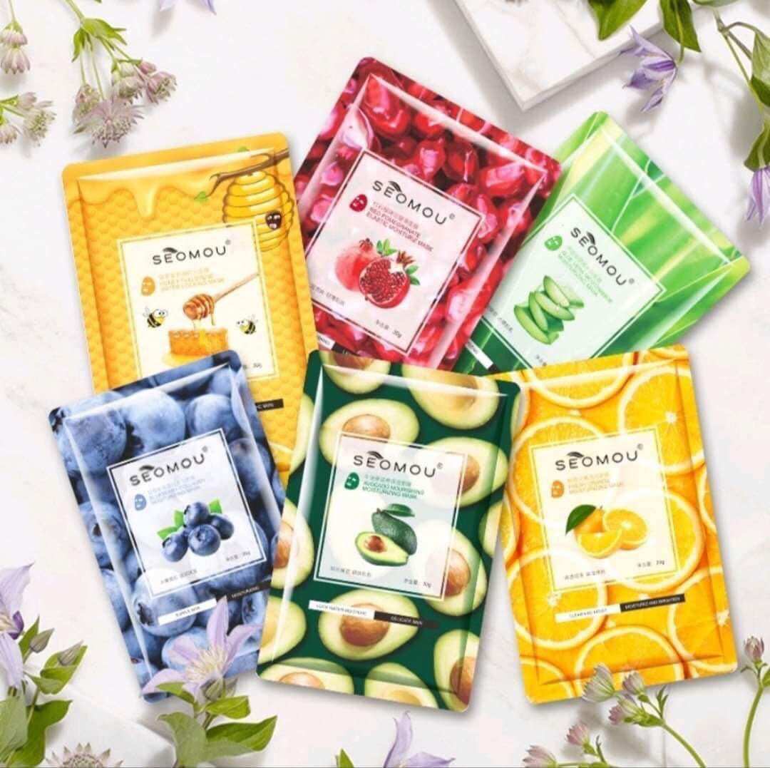 Lẻ 1 miếng mặt nạ trái cây nội địa trung