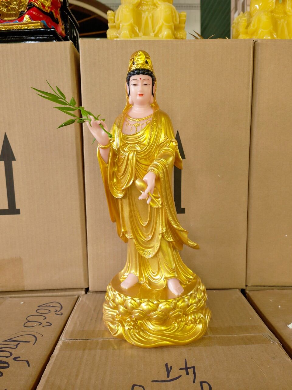 Tượng quan âm bồ tát cao 40cm