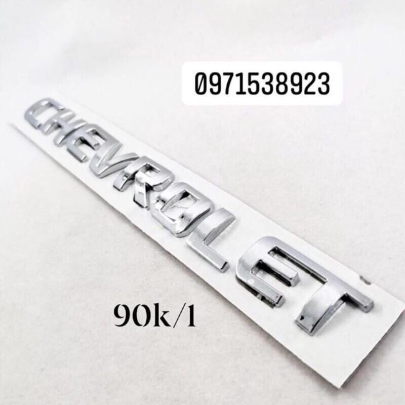 Logo chữ chevrolet cruze