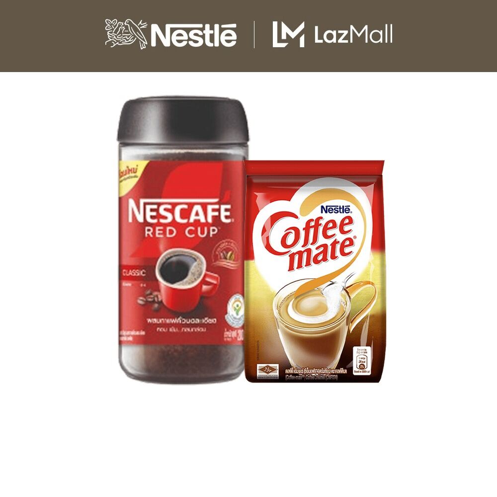 [ƯU ĐÃI THÁNG 4] Combo 1 Hũ Cà Phê Nescafé Red Cup (200g) + 1 Bột kem Nestle Coffee Mate (453.7g)