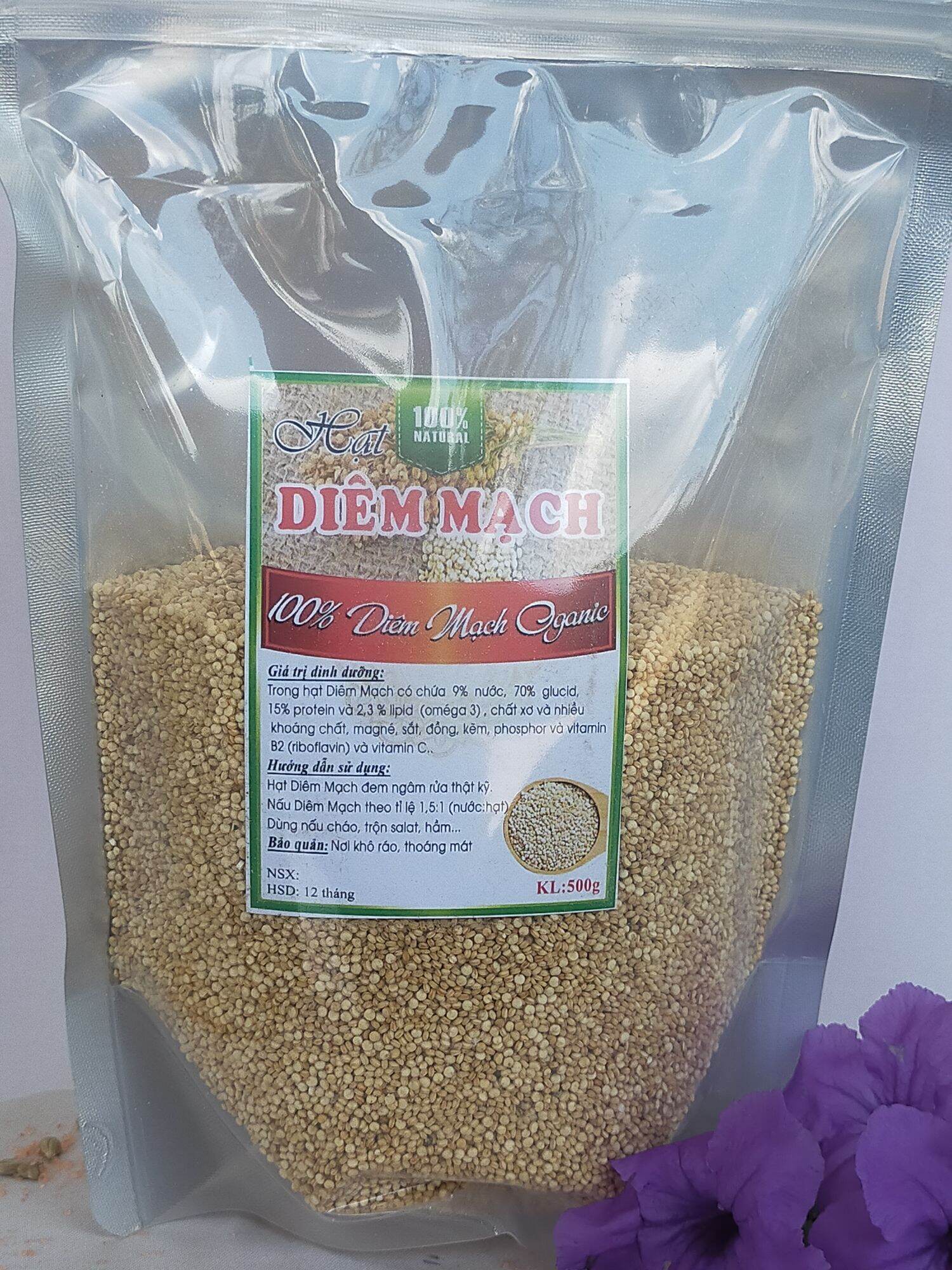 Quinoa Diêm mạch trắng hữu cơ nhập khẩu