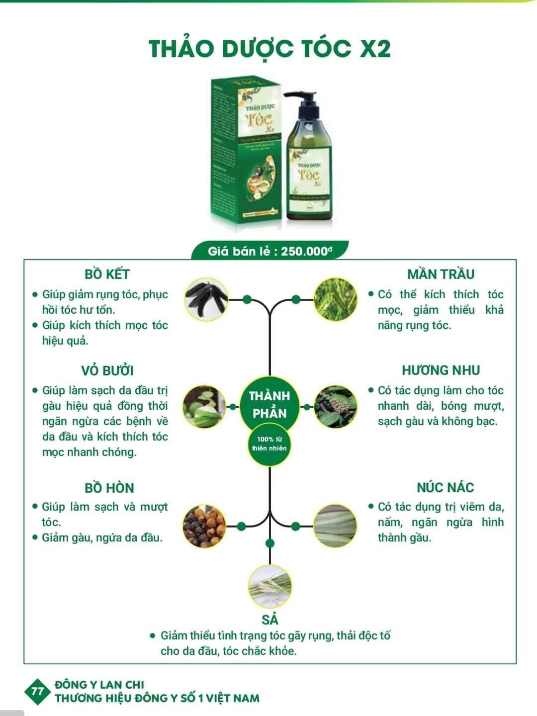 THẢO DƯỢC TÓC X2, Thiên Nhiên, Hết Ngứa, Hết Gàu, Nhanh Mọc Tóc