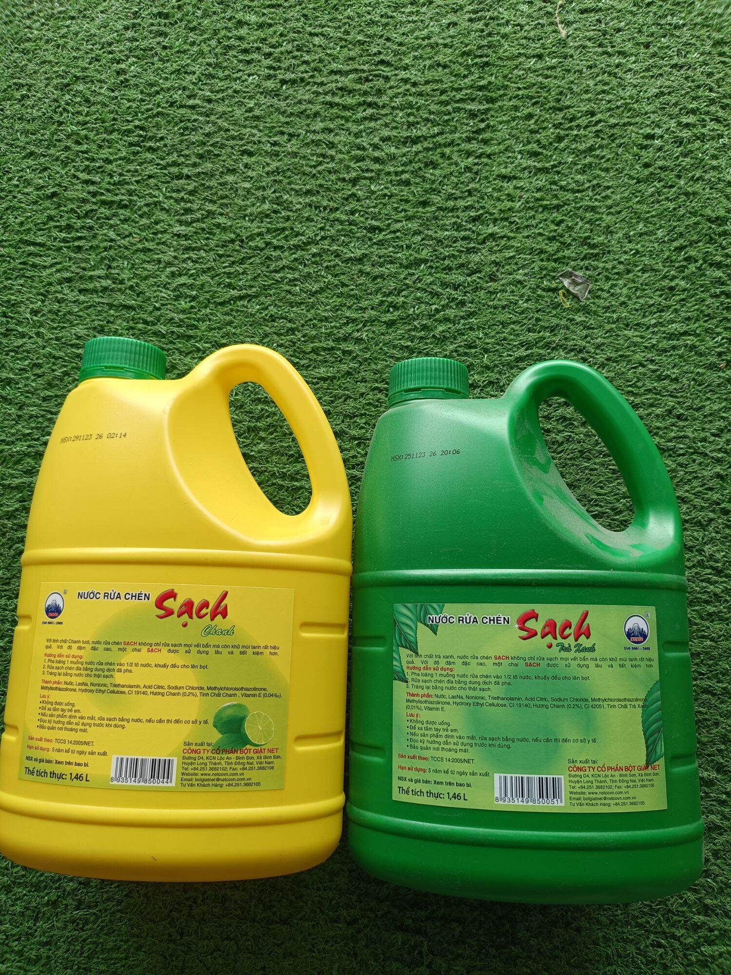 nước rửa chén sạch chanh,sạch trà 1.5kg