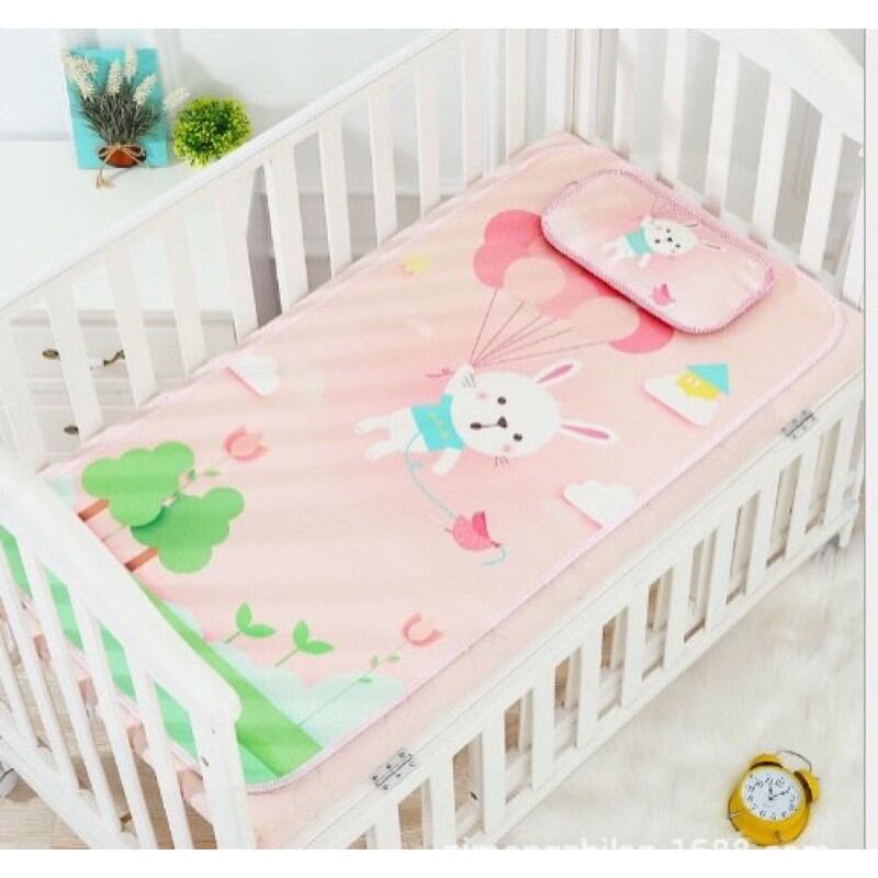 Bộ chiếu điều hòa 3D kèm gối thảo dược cho bé (nhiều mẫu)