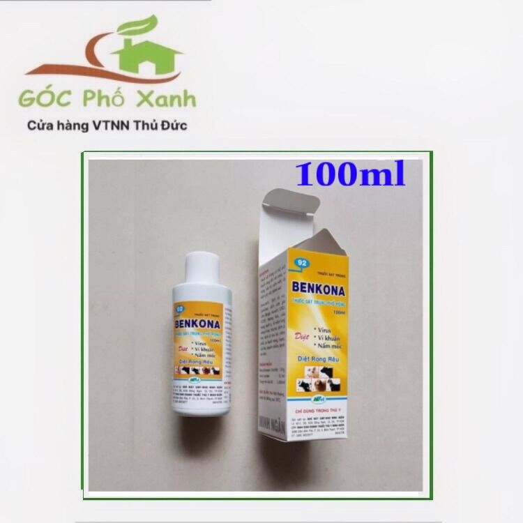 Sát khuẩn trừ rong rêu Benkona cho lan