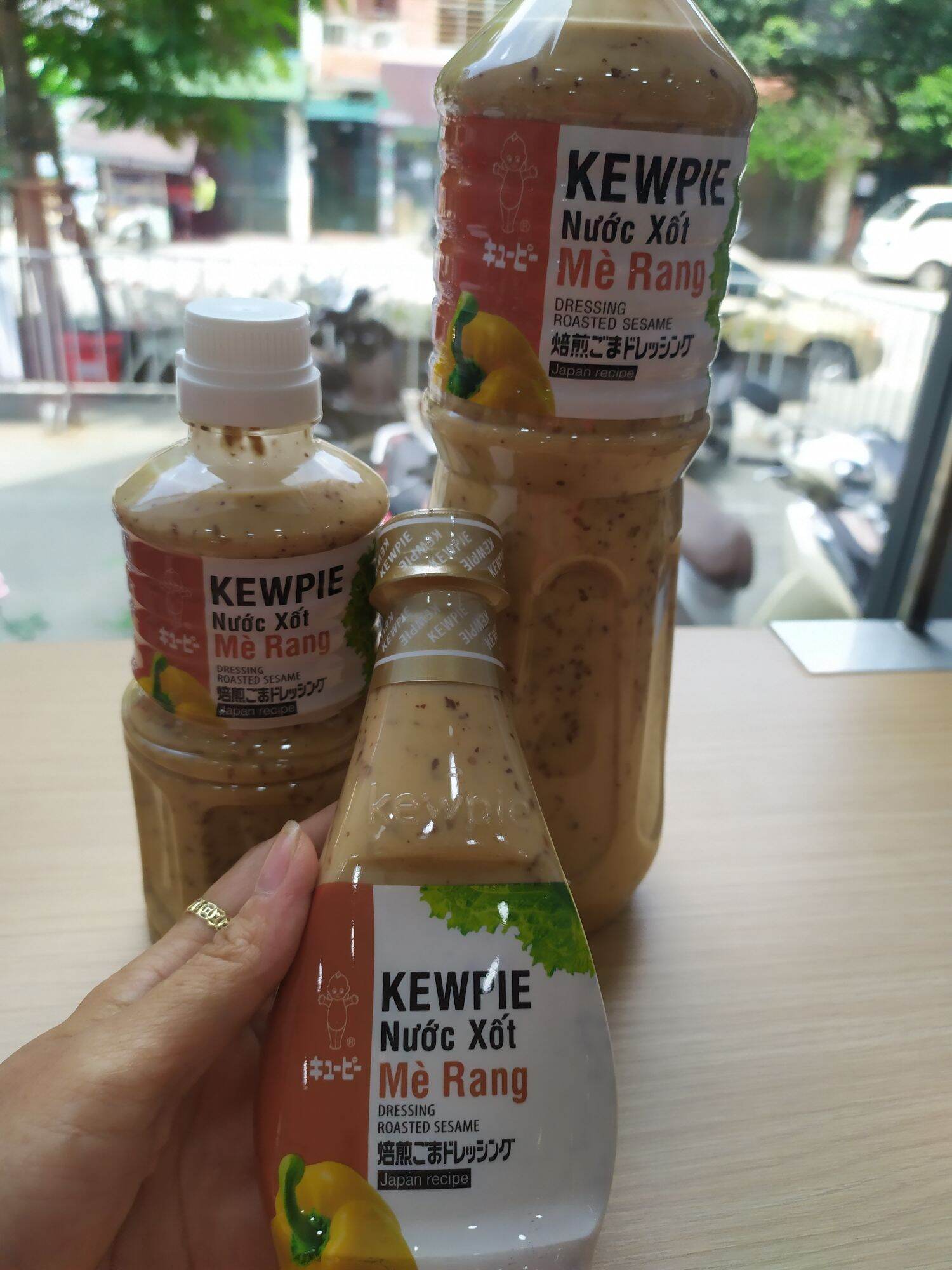 NƯỚC XỐT MÈ RANG KEWPIE 210ML, 500ML ,1L
