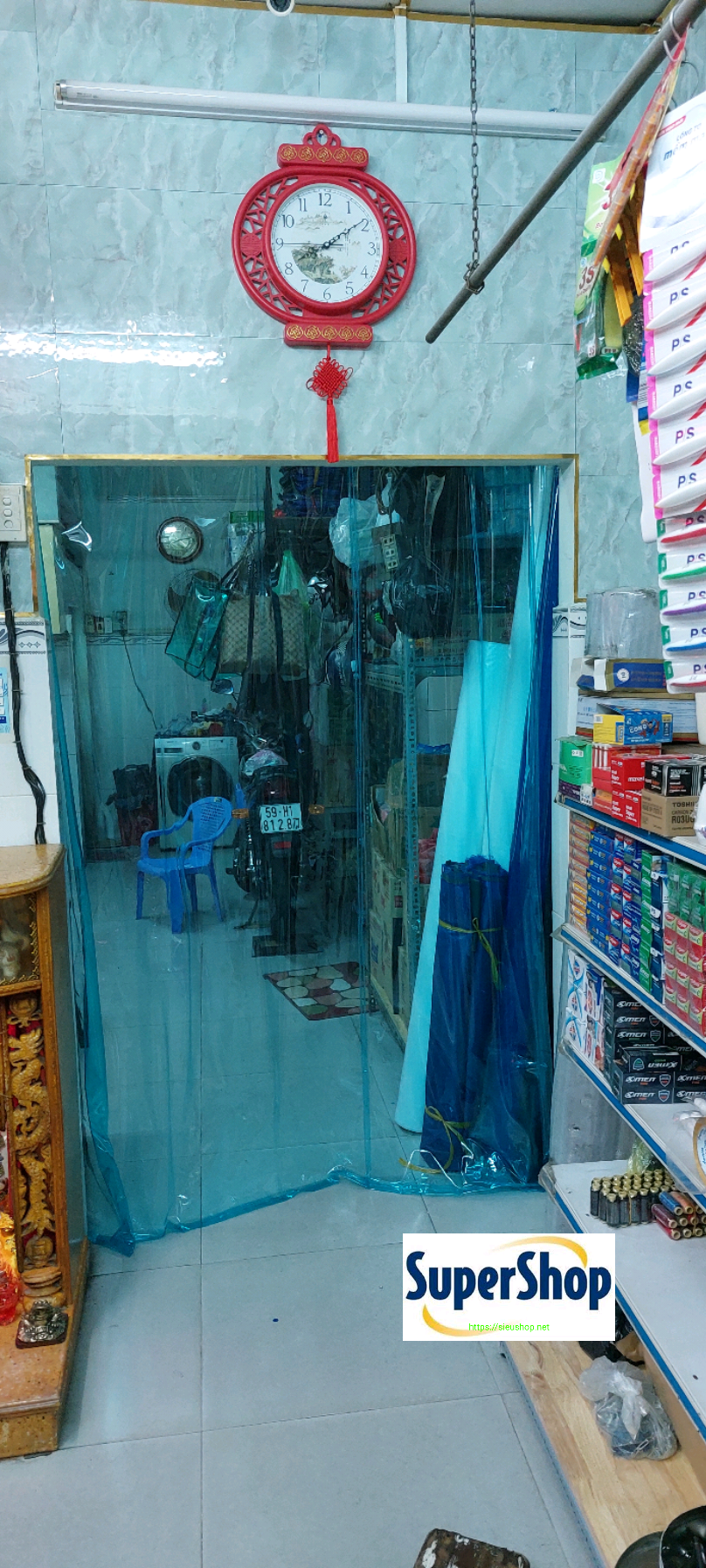 Rèm Nhựa PVC Màu