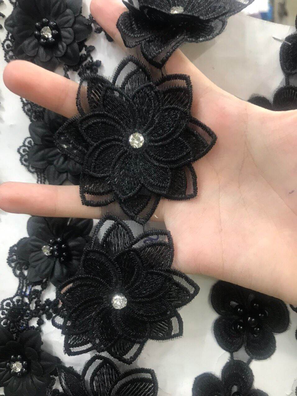 Dây ren hoa 3d siêu xinh