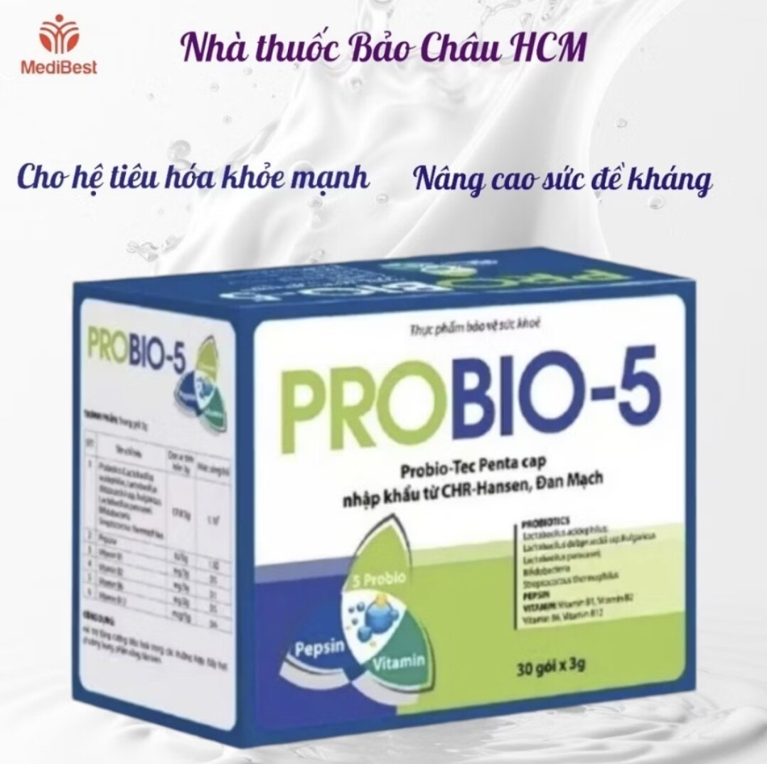 PROBIO 5 (HSD: 2027) hỗ trợ tiêu hóa