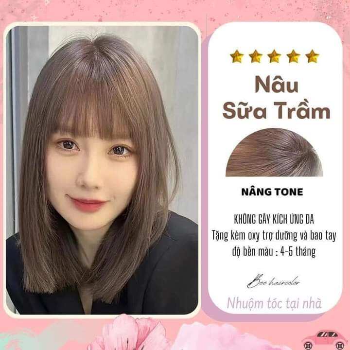 Thuốc Nhuộm Tóc Nâu Sữa Trầm Giá Rẻ Tháng 8,2023|Biggo Việt Nam