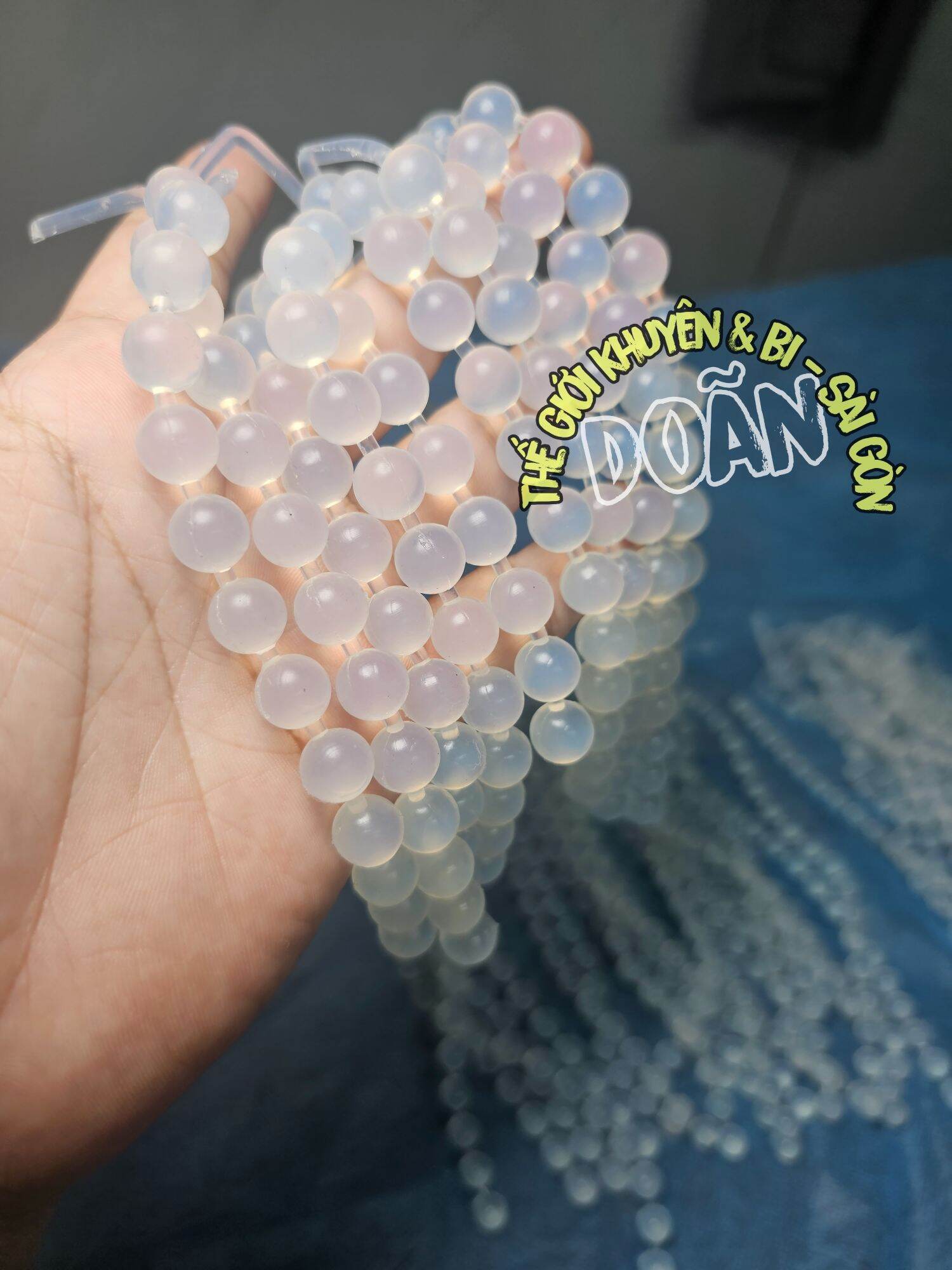 Chuỗi Silicon tròn trong suốt cao cấp nhiều Size