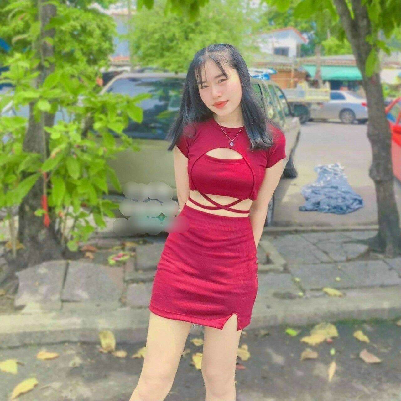 SÉT BỘ ÁO CHÉO EOVA CHÂN VÁY SẺ 'THUẬN NGUYỄN 💟