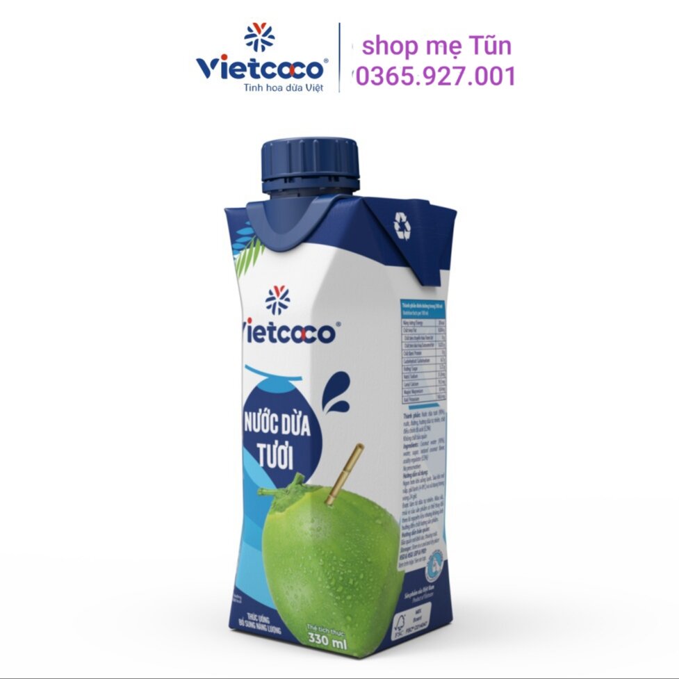 nước dừa tươi vietcoco 330ml