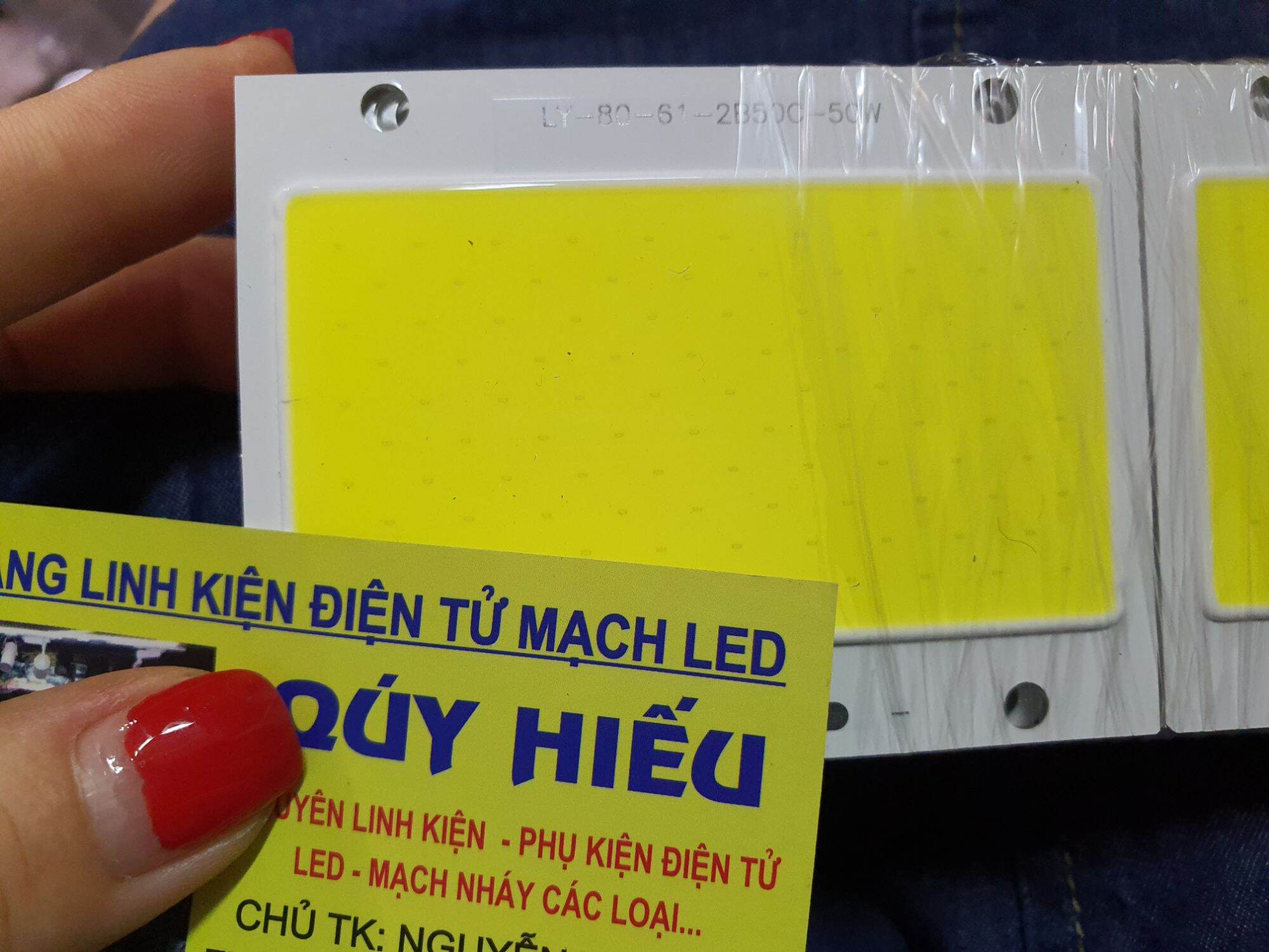 nhân led 50w dùng qua chấn lưu