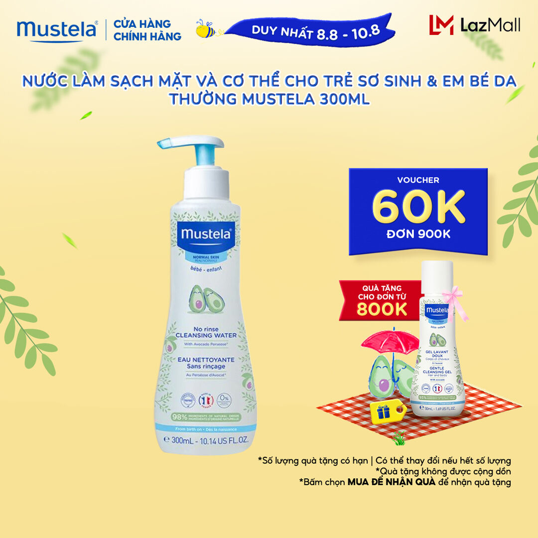 Nước làm sạch mặt và cơ thể 300ml