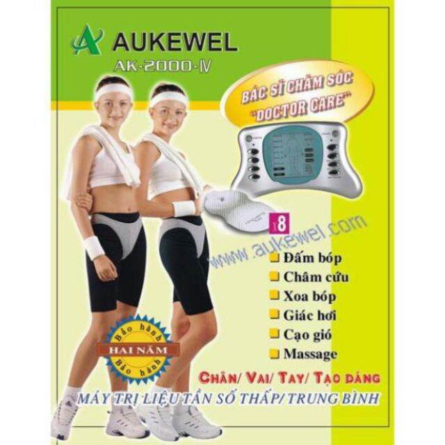 Máy Xung Điện Trị Liệu Aukewel 8 Miếng Dán