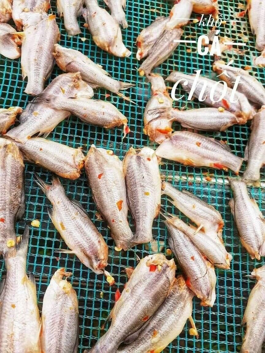 Khô cá chốt túi 500g,cá chốt thiên nhiên ướp gia vị ngon