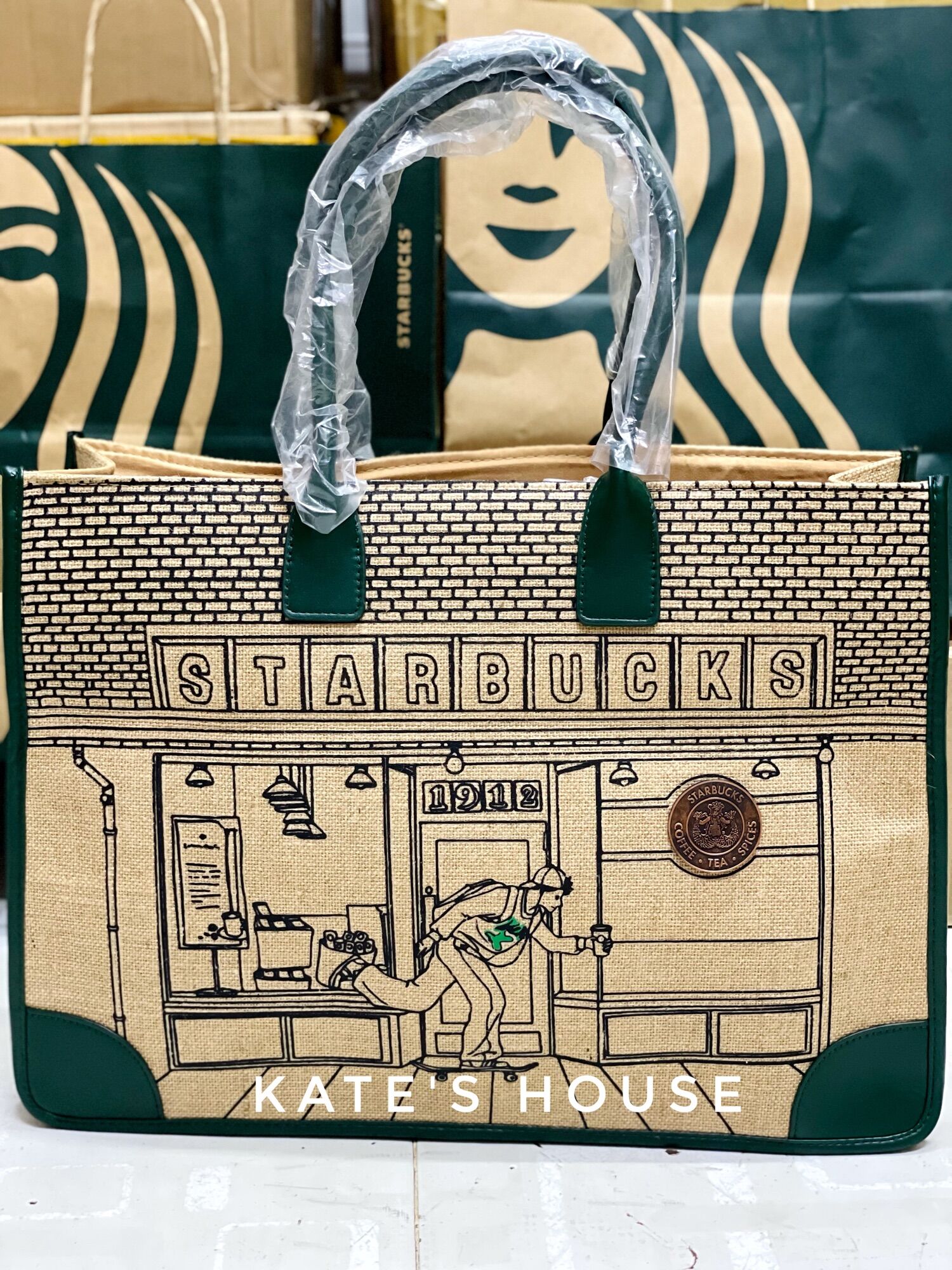 Túi xách Starbucks China 2021, kiểu dáng Classic