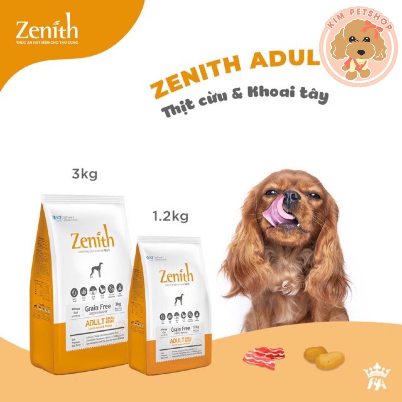 Hạt mềm Zenith 3kg