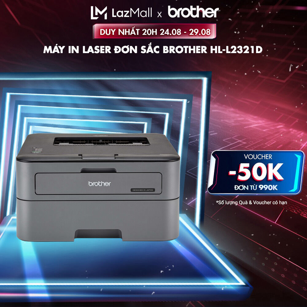 Máy in laser đơn sắc Brother HL-L2321D