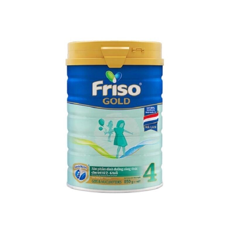 Sữa bột friso gold 4 850g chính hãng