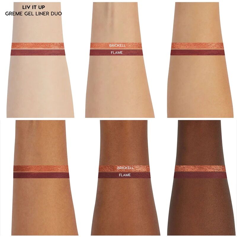 Set 2 Chì kẻ mắt Colourpop Creme Gel Liner Miami Heat Liv it up eyeliner set