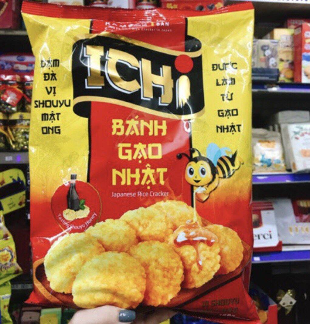 (NGON LẮM À NHA) BÁNH GẠO NHẬT MẬT ONG ICHI 100gram