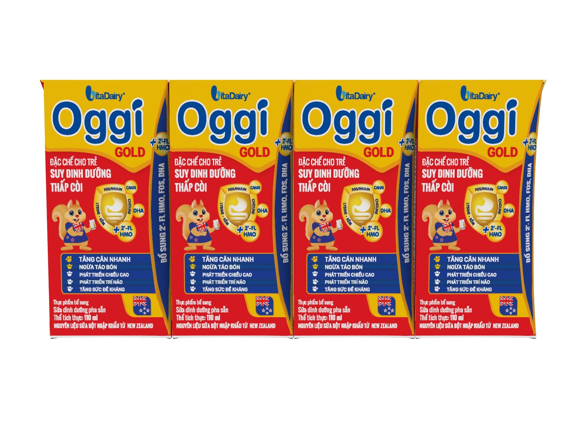 (Date 14/7/2024) Thùng 48 hộp sữa oggi gold 180ml