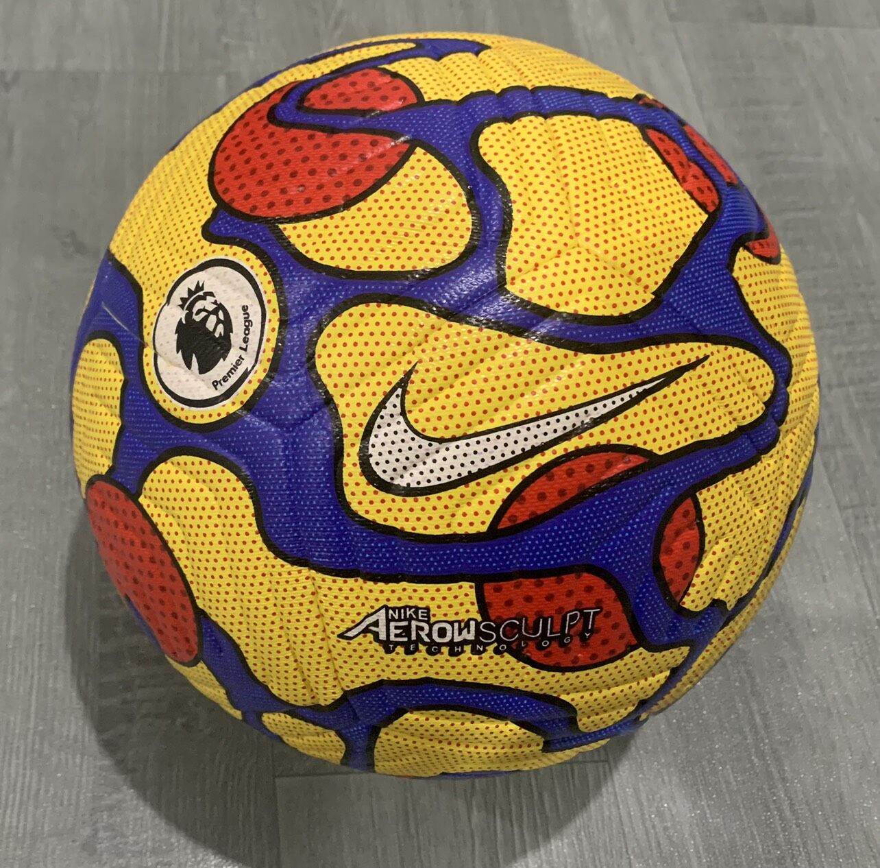 Bóng Đúc Nike Premier League Aerow Sculpt 2022 Vàng
