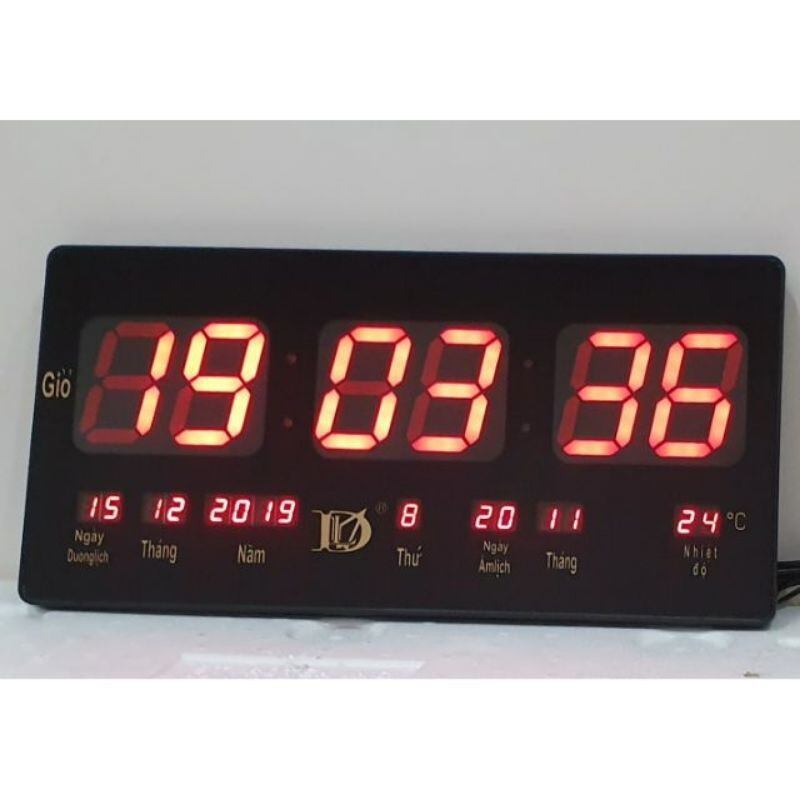 Đồng hồ lịch vạn niên siêu to.kt 46×22cm.hàng loại 1 bh 12 tháng