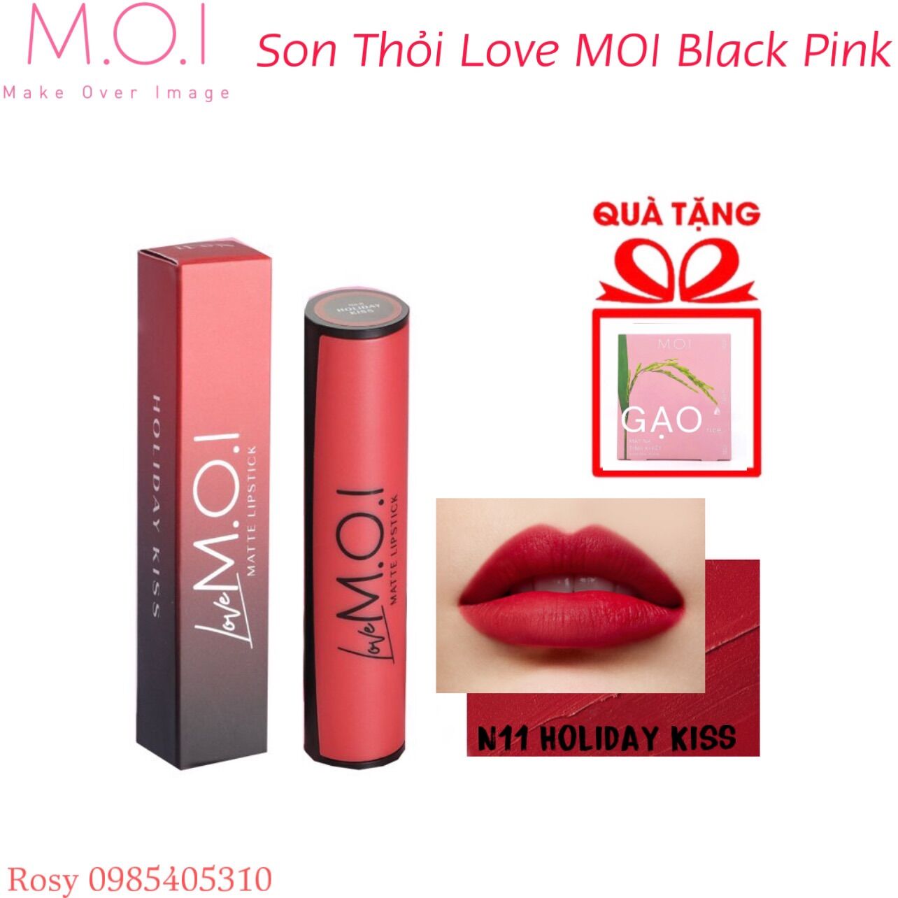 [HOT]- SON THỎI LOVE MOI BLACK PINK HỒ NGỌC HÀ