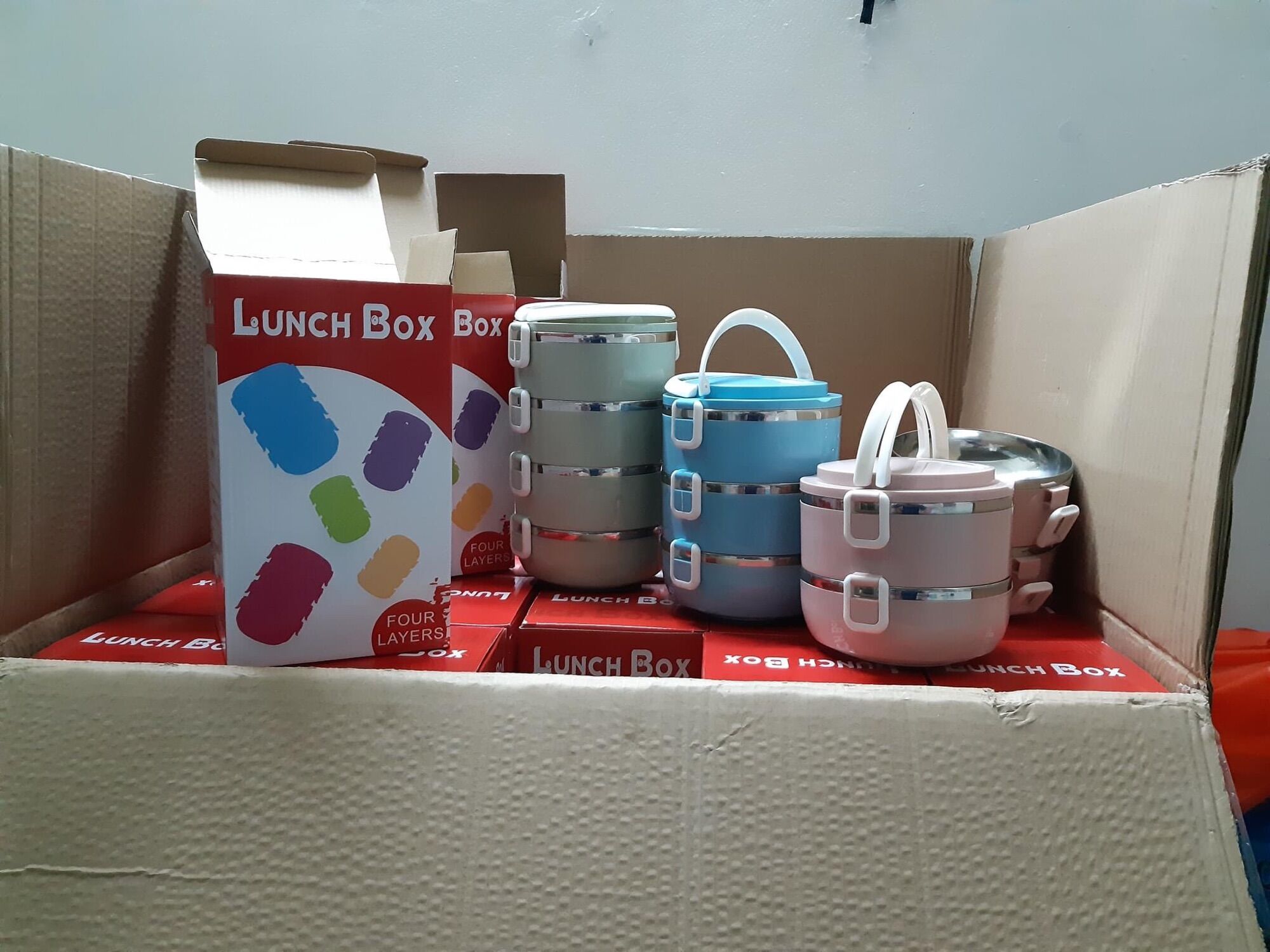 Hộp Đựng Cơm Cặp Lồng Cơm Giữ Nhiệt Lúa Mạch Ruột Inox Chất Lượng Số 1