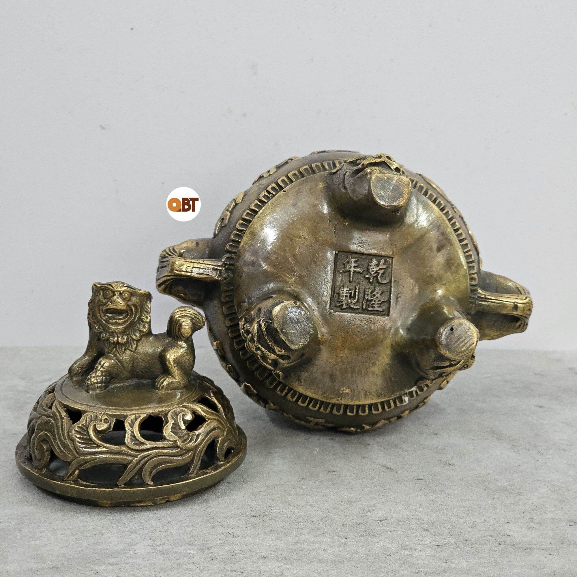 Incense Burning for the 12 Zodiac Animals Made of Bronze