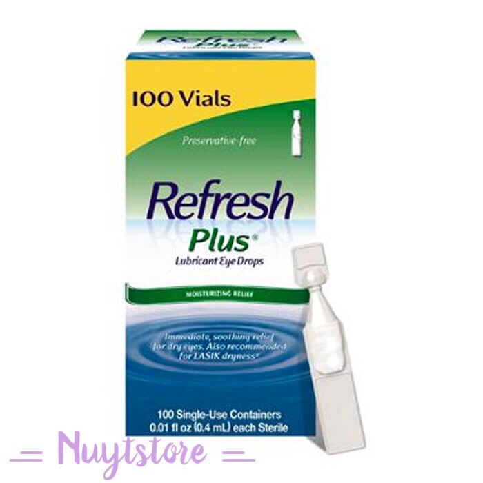 Nước nhỏ mắt Refresh Plus Lubricant Eye Drops - 100tép