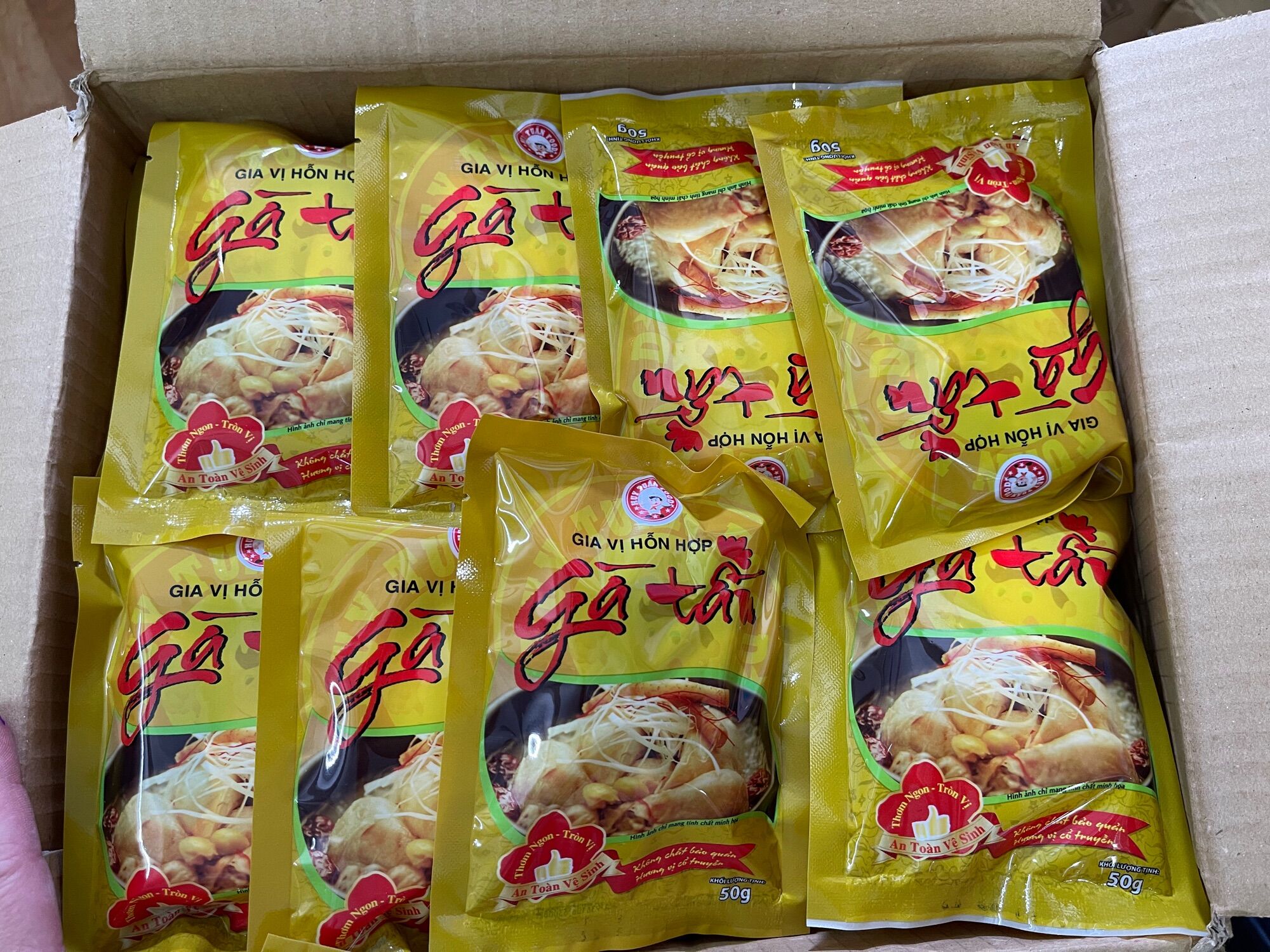 Gia vị tần gà Huy Tuấn- gói 50gr