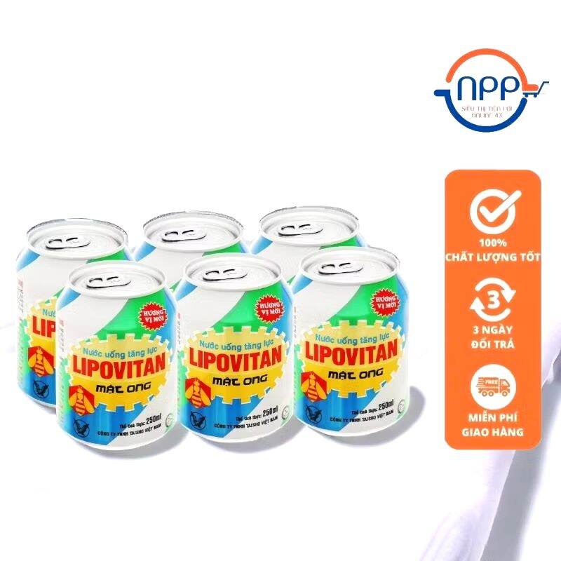 Nước tăng lực Lipovitan Lốc 6 Lon 250ml