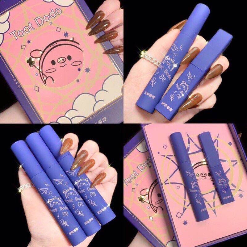 Set 2 cây son thỏi và kem lì Toot Dodo