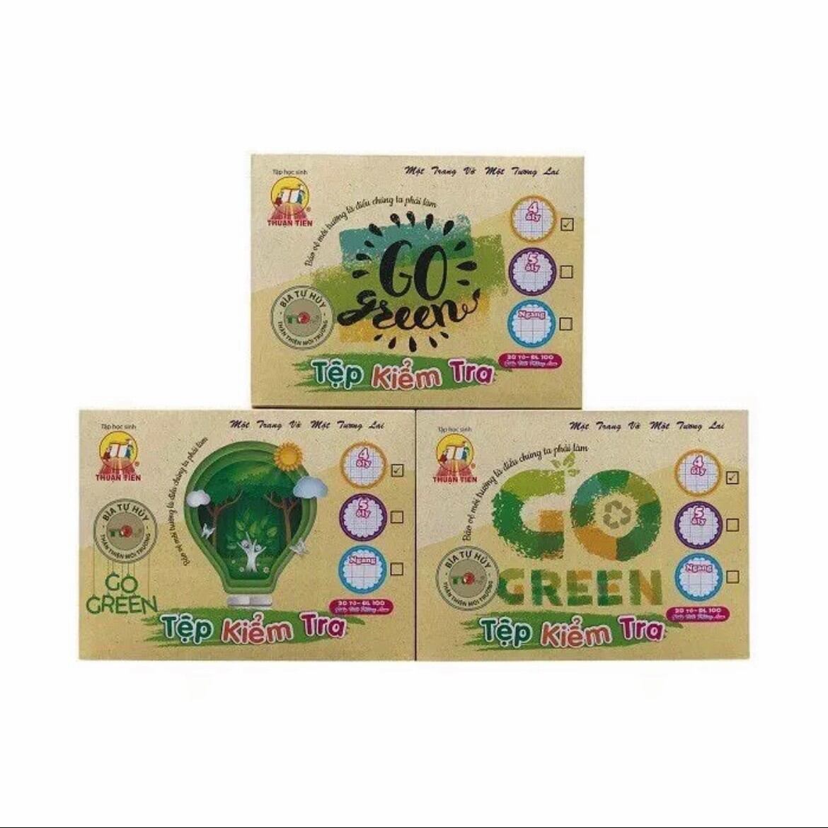 ( 20 Tờ ) Giấy Kiểm Tra Cấp 1 4 ô Ly