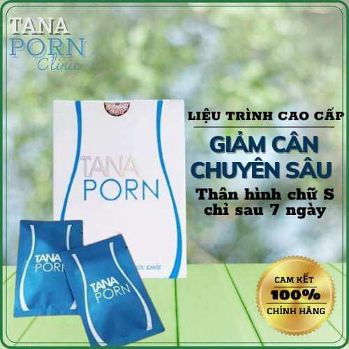 Detox hủy mỡ bụng mỡ thừa mạnh Tanaporn tách sét 2 tuần