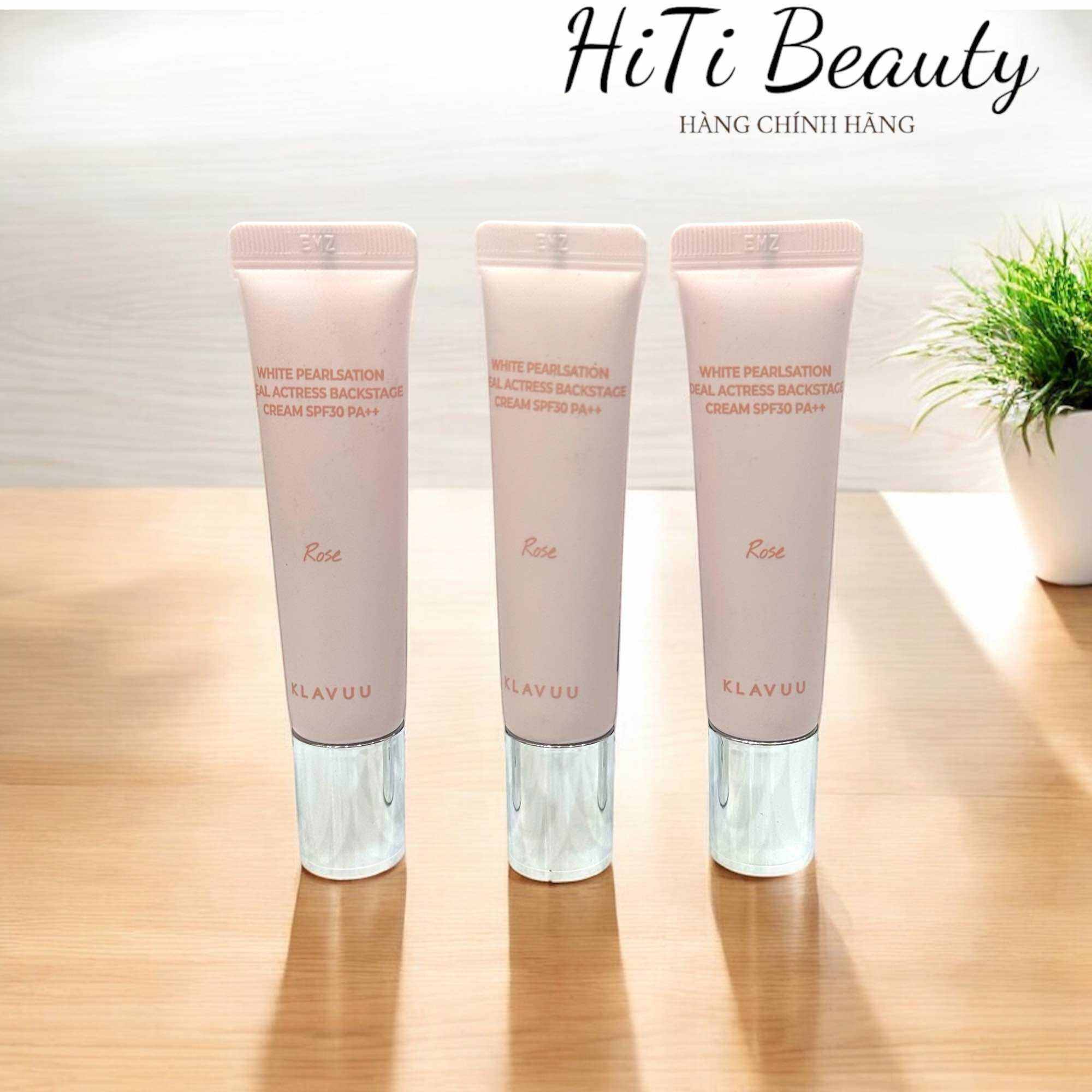 Kem Lót Klavuu Nâng Tông Da White Pearlsation Ideal Actress Backstage Cream 10ml