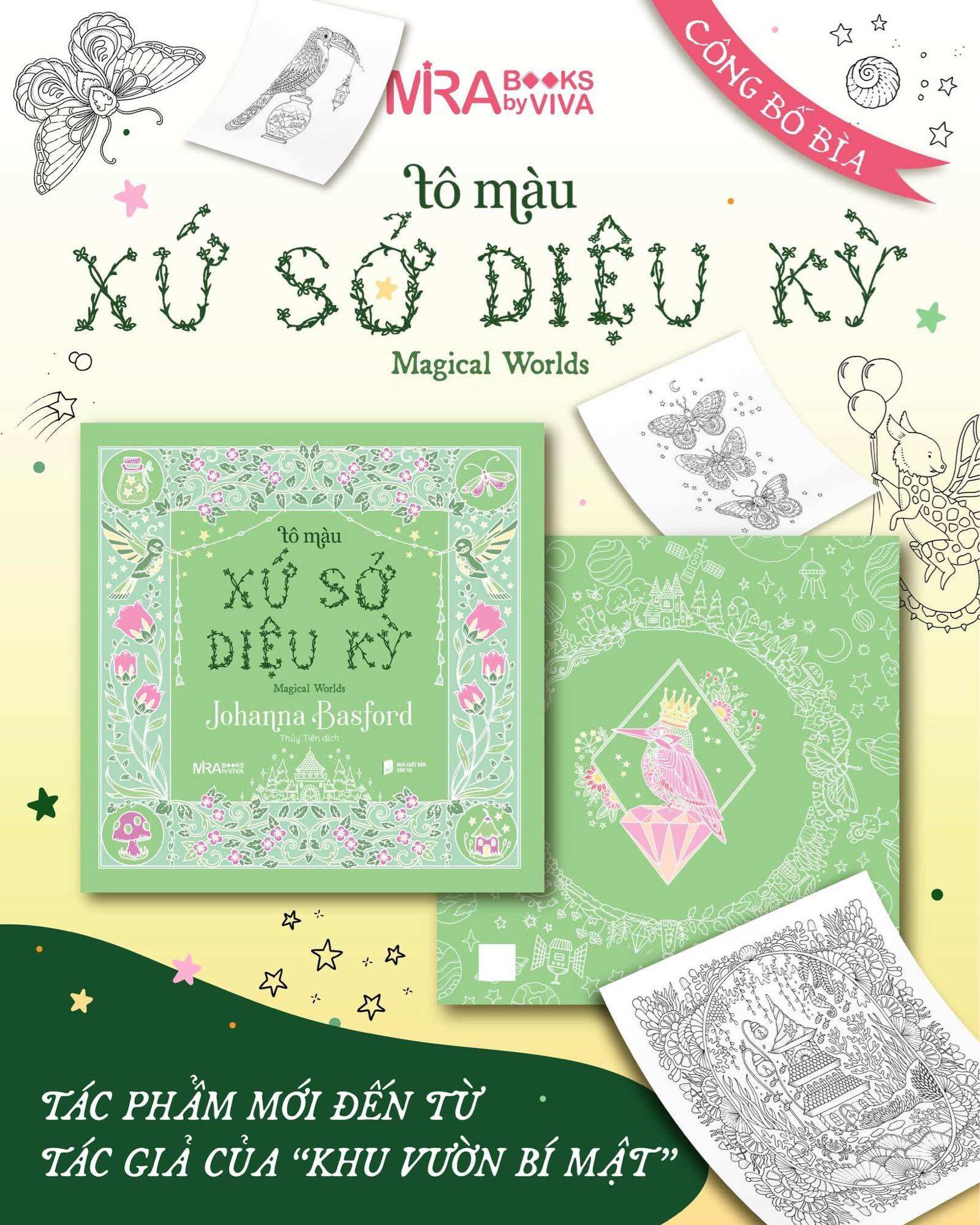 Sách Tô Màu Xứ Sở Diệu Kỳ - Johanna Basford