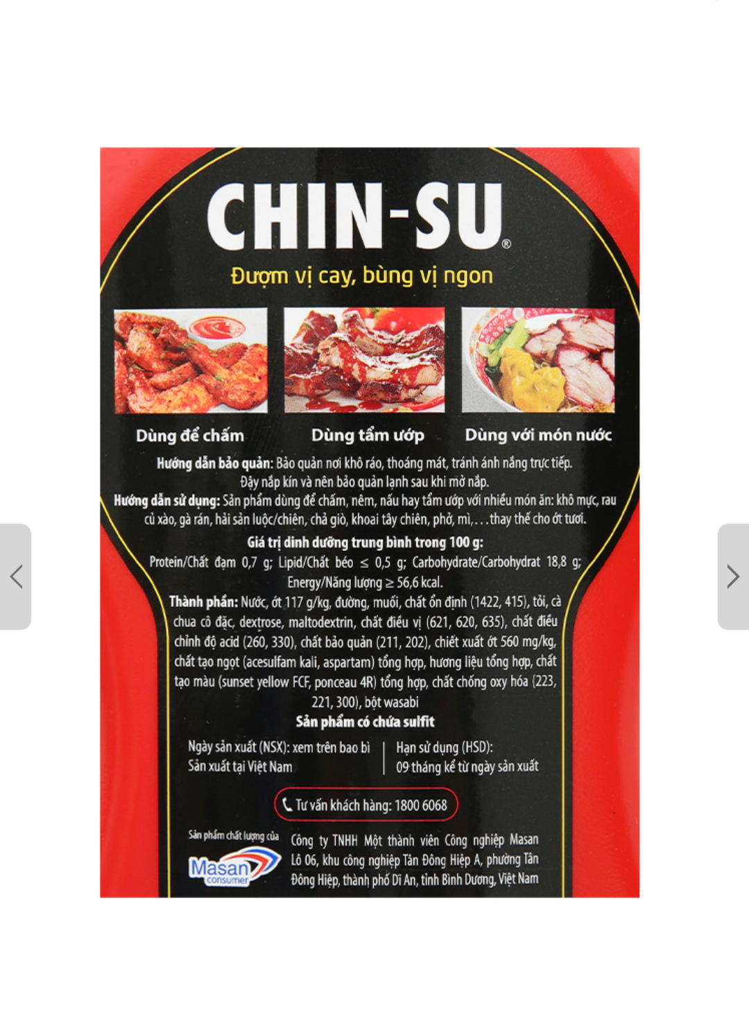 Tương Ớt Chinsu 1Kg Cao Cấp Thơm Ngon (SHOP GIAO DATE MỚI)