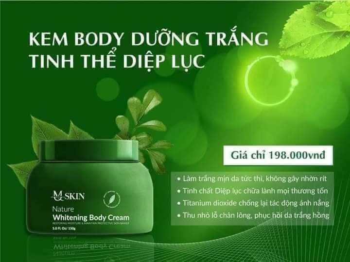 Kem Body Tinh Thể Diệp Mq Skin