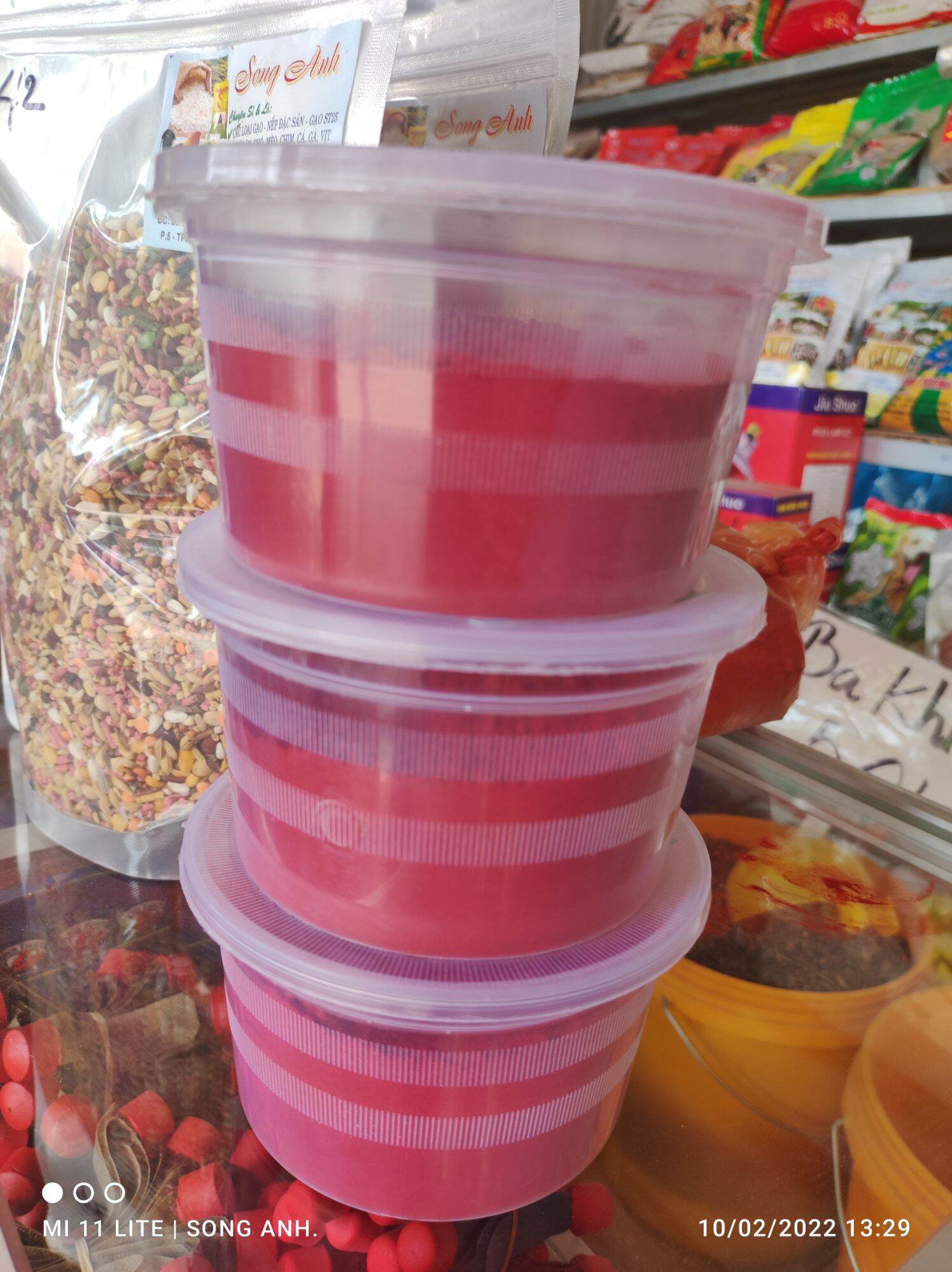 Nghệ đỏ xà cừ mài sẵn, hộp 200g
