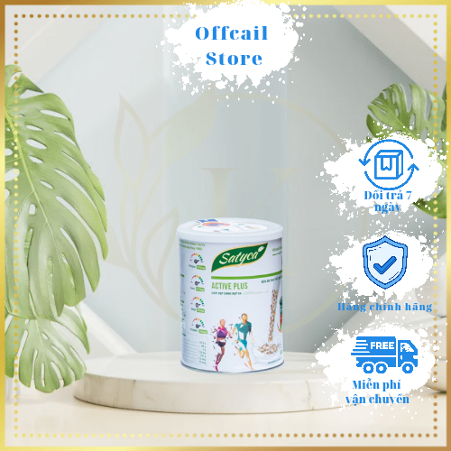 Sữa Yến Mạch Satyca Active Plus Cung Cấp Năng Lượng Cho Người Chơi Thể Thao, Hộp 410g