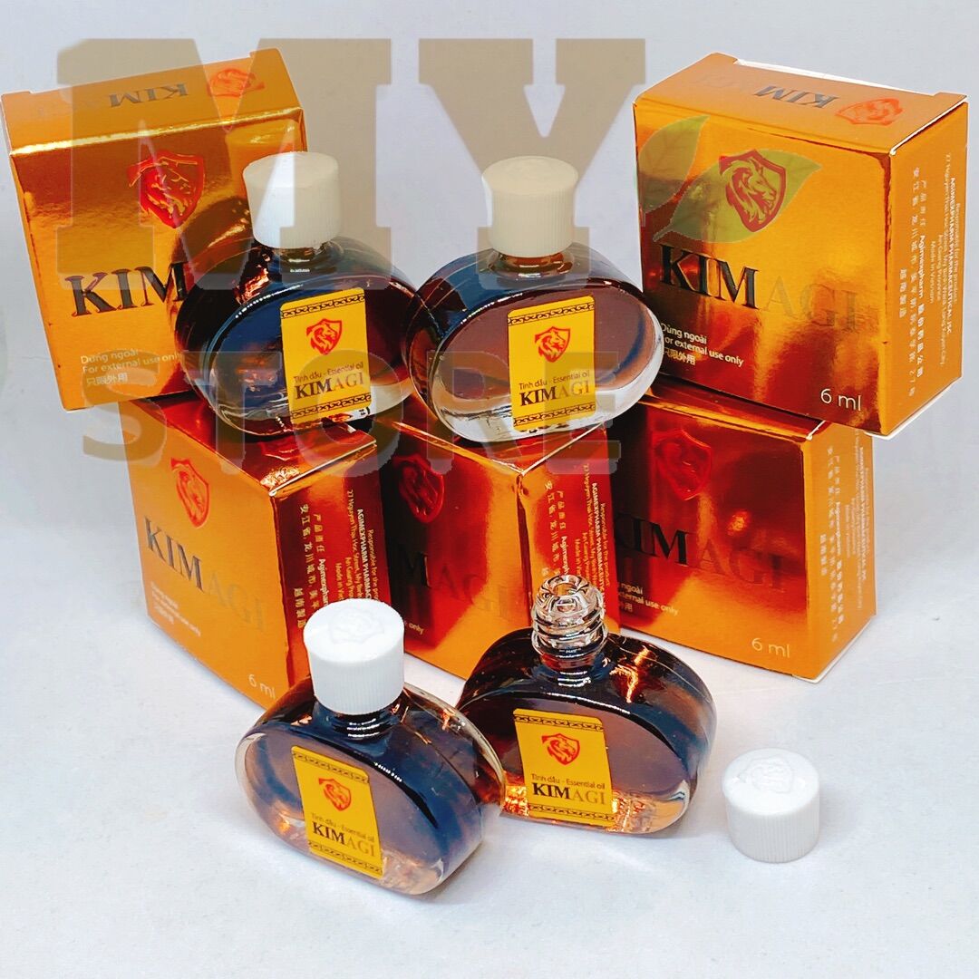 (Chính Hãng) Dầu Gió Kimagi Nâu( Hương Nước Hoa) 6ml