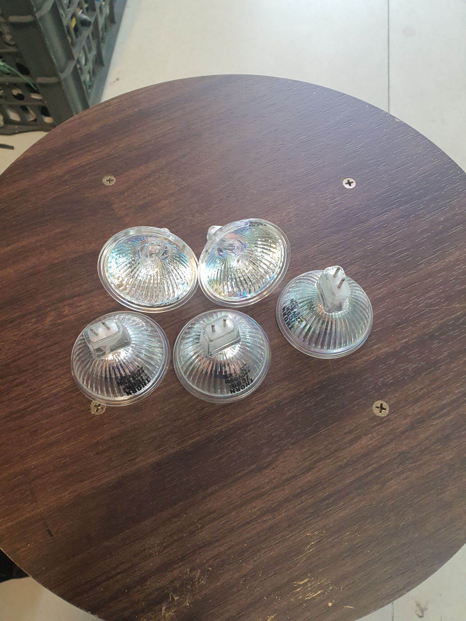 combo 5 bóng nón Mr 16 -35w halogen điện 12v và 220v