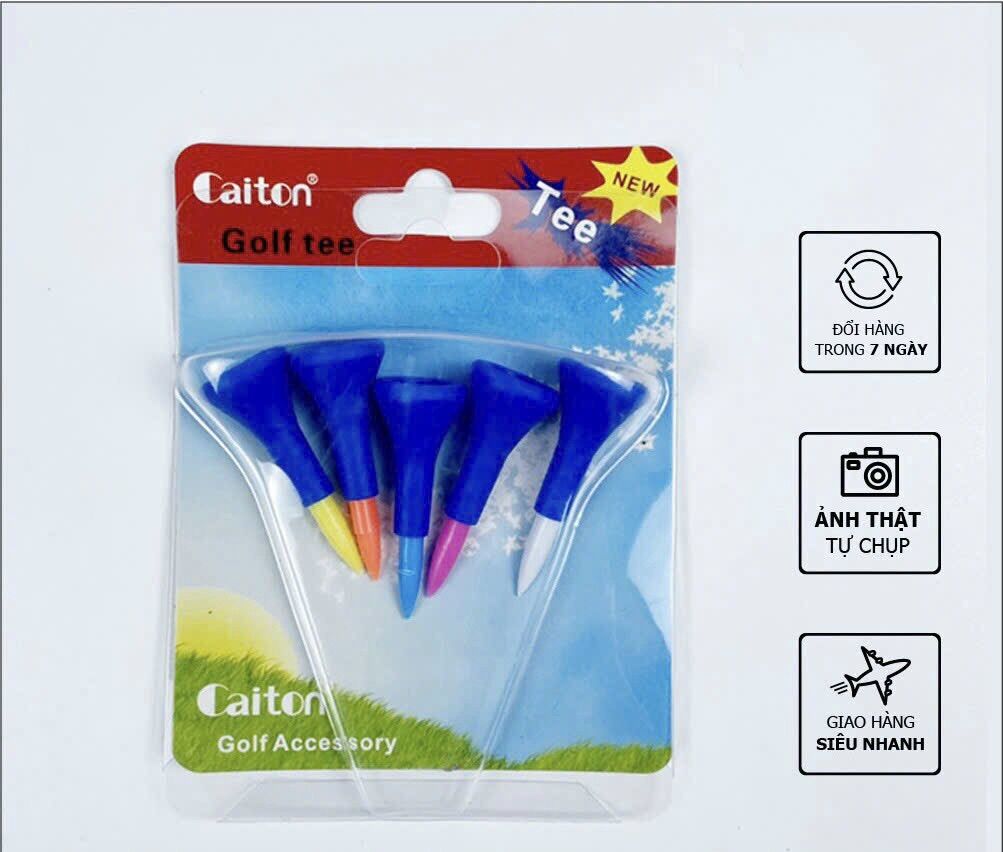 Tee Golf Caiton- Trụ Đặt Bóng Golf Nhựa Dẻo