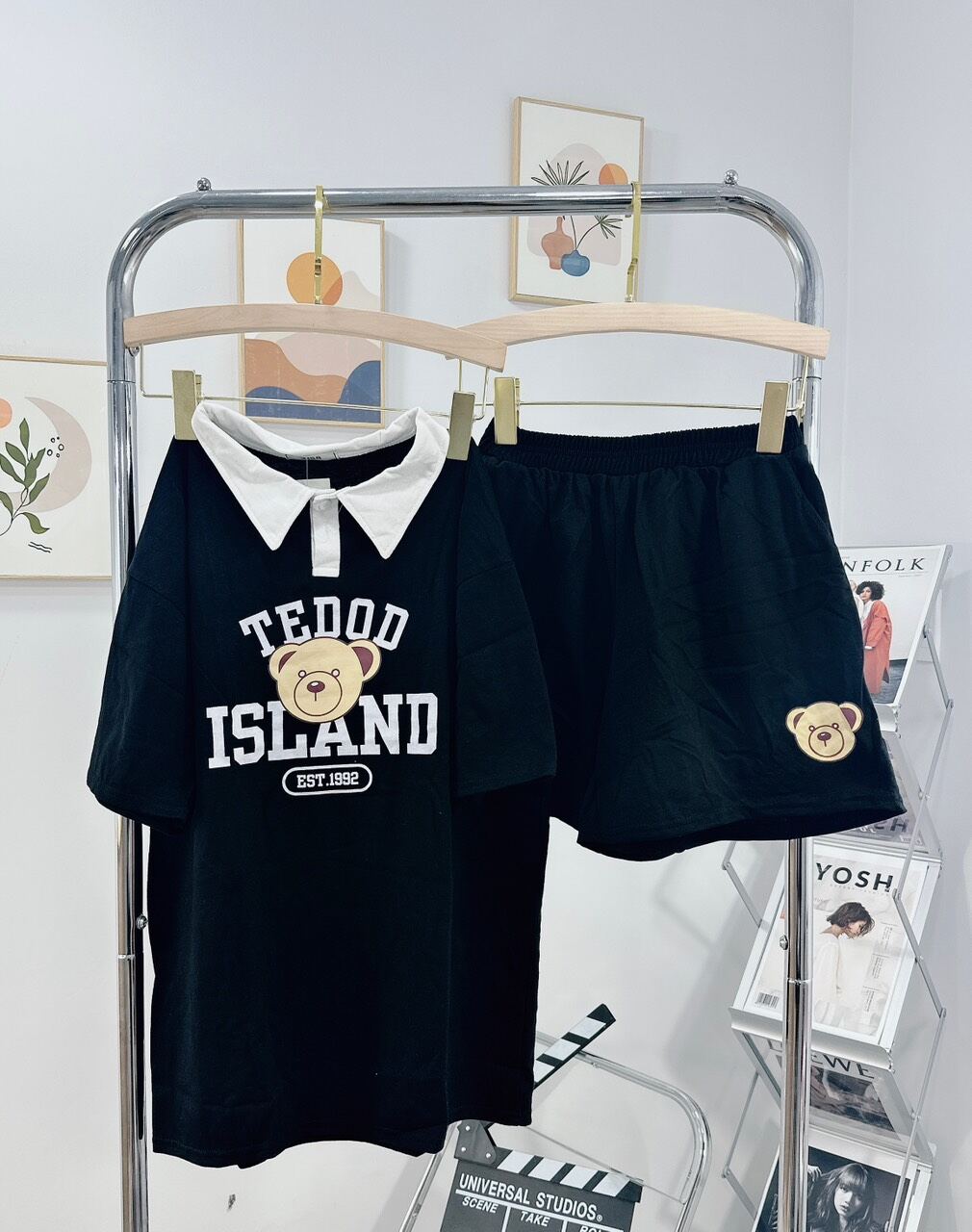 HCM _ SÉT BỘ POLO (Ảnh shop chụp) chất cotton khô 3158